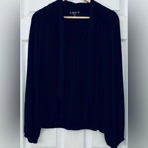 LOFT Women's Elegant Black Blouse